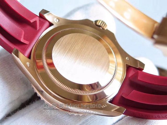 勞力士手錶 金遊艇Rolex yacht Master 116695SATS “糖豆”V8版 Rolex高端男表  hds1167